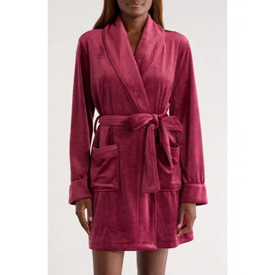 Nordstrom Luxe Velour Robe In Pink
