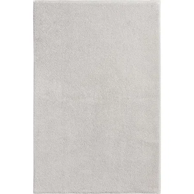 Nordstrom Luxury Woven Cotton Bath Mat In Gray