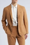 Nordstrom Lyocell & Cotton Sport Coat In Brown Saddle
