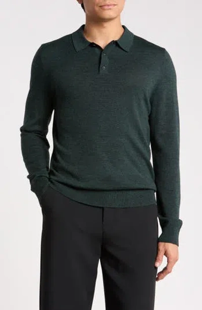 Nordstrom Machine Washable Merino Wool Polo Sweater In Multi