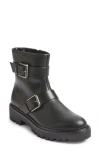 Nordstrom Macombs Water Resistant Moto Boot In Black