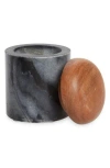 Nordstrom Marble Salt Cellar In Grey Wave Marble