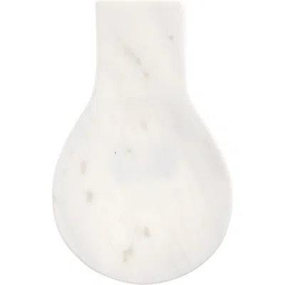 Nordstrom Marble Spoon Rest In White Cloud Marble
