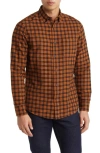 NORDSTROM NORDSTROM MARCUS TRIM FIT CHECK FLANNEL BUTTON-DOWN SHIRT