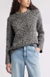 Nordstrom Marled Cotton & Wool Crewneck Sweater