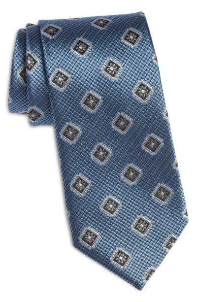 Nordstrom Medallion Silk Tie In Blue