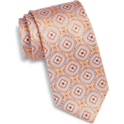 Nordstrom Medallion Silk Tie In Red