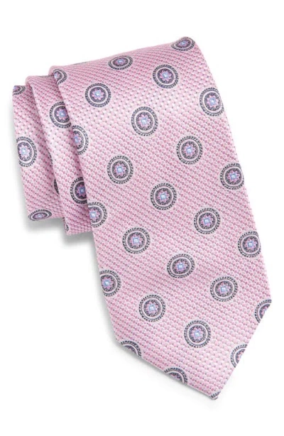 Nordstrom Medallion Silk Tie In Pink