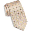 Nordstrom Medallion Silk Tie In Brown