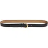 Nordstrom Melony Leather Belt In Black