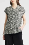 Nordstrom Merino Wool Blend V-neck Sweater Vest In Metallic