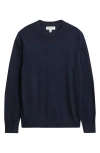Nordstrom Merino Wool Crewneck Sweater In Blue