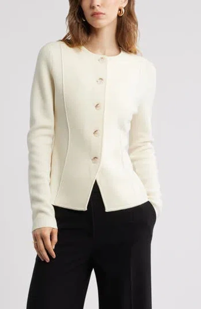 Nordstrom Merino Wool Sweater Jacket In Multi
