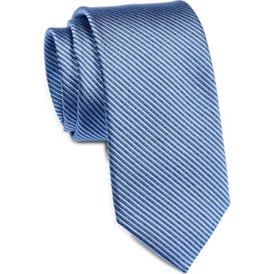 Nordstrom Merten Stripe Silk Jacquard Tie In Blue