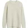 Nordstrom Metallic Crewneck Sweater In Gray