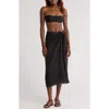Nordstrom Metallic Stripe Pareo In Black