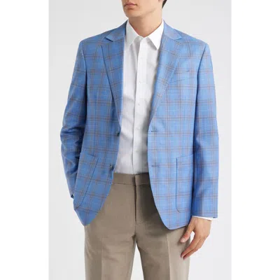 Nordstrom Metro Plaid Wool Sport Coat In Animal Print