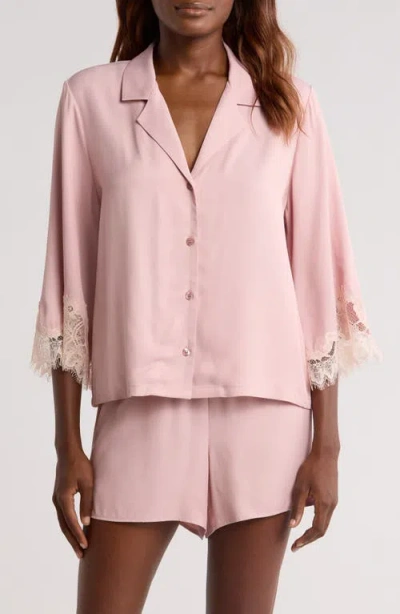 Nordstrom Midnight Lace Shortie Pajamas In Pink