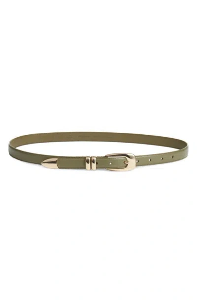Nordstrom Mina Skinny Leather Belt