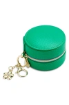 Nordstrom Mini Jewelry Box With Keychain Charm In Green