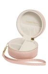 Nordstrom Mini Round Jewelry Box In Blush Geo