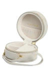Nordstrom Mini Round Jewelry Box In Grey- Gold- Celestial