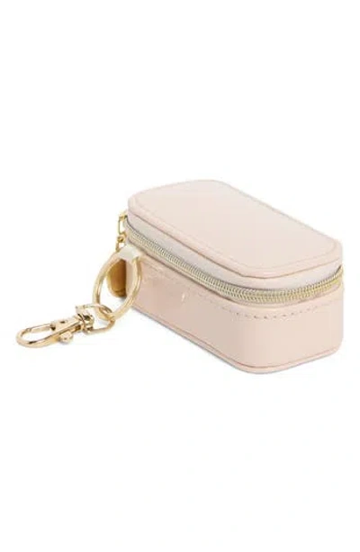 Nordstrom Mini Travel Jewelry Case Key Chain In Pink