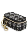 Nordstrom Mini Travel Jewelry Case Key Chain In Black