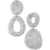 NORDSTROM NORDSTROM MISMATCHED PAVÉ DROP EARRINGS