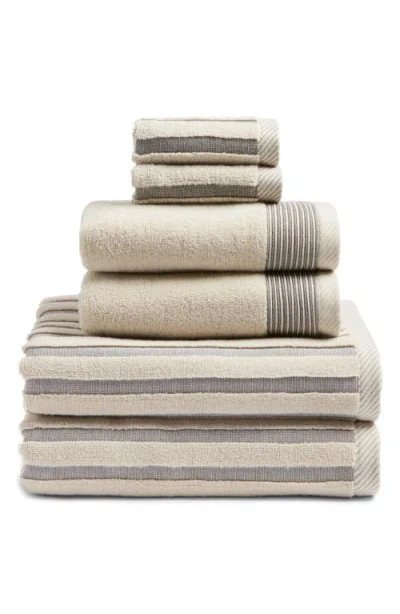 Nordstrom Mixed Stripe 6-piece Cotton Towel Set In Multi