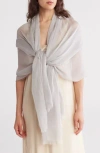 Nordstrom Modal & Silk Scarf In Grey Cloudburst