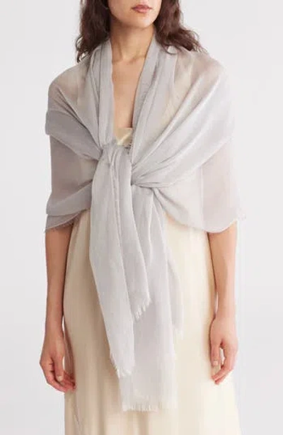 Nordstrom Modal & Silk Scarf In Grey Cloudburst
