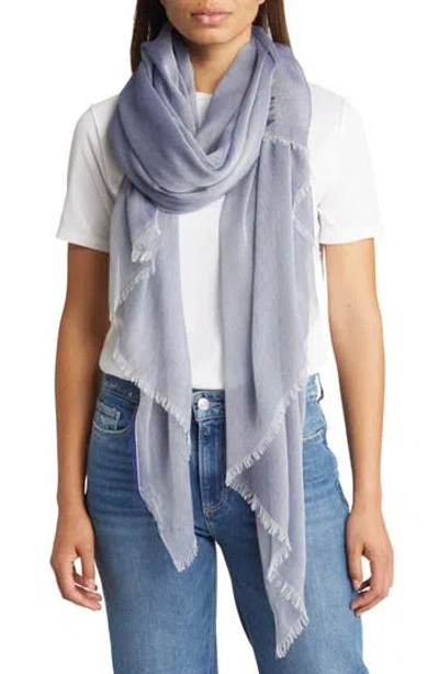 Nordstrom Modal & Silk Scarf In Navy