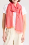 Nordstrom Modal & Silk Scarf In Pink
