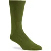 Nordstrom Modern Rib Crew Socks In Green Cypress