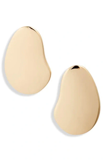 Nordstrom Molten Orb Stud Earrings In Gold