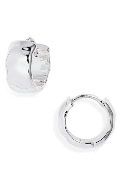 Nordstrom Molten Wide Huggie Hoop Earrings