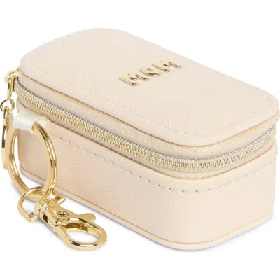 Nordstrom Mom Keychain Mini Travel Jewelry Box In Neutral