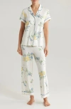 Nordstrom Moonlight Eco Crop Pajamas In White
