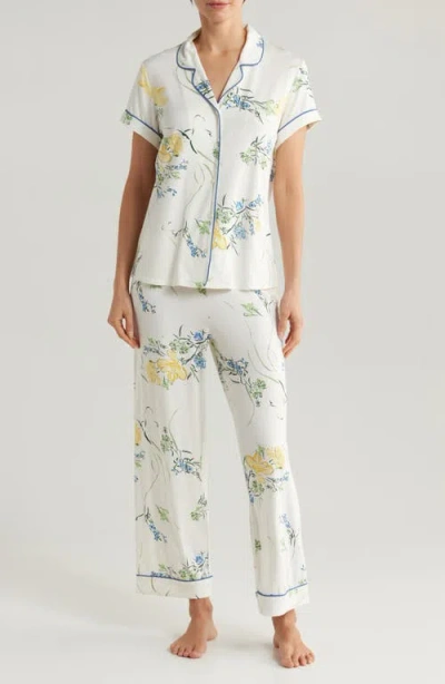 Nordstrom Moonlight Eco Crop Pajamas In White