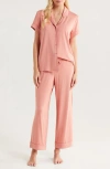 Nordstrom Moonlight Eco Crop Pajamas In Orange