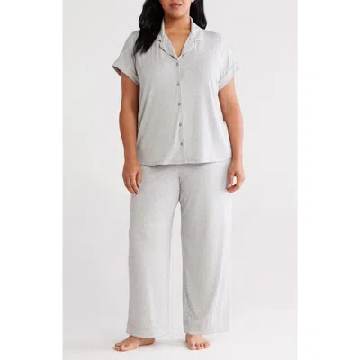 Nordstrom Moonlight Eco Crop Pajamas In Gray