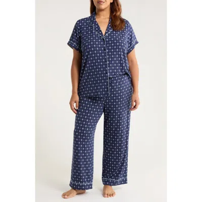 Nordstrom Moonlight Eco Crop Pajamas In Blue