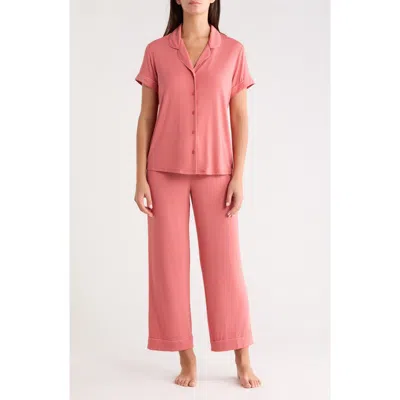 Nordstrom Moonlight Eco Crop Pajamas In Pink