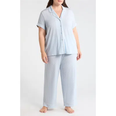 Nordstrom Moonlight Eco Crop Pajamas In Blue