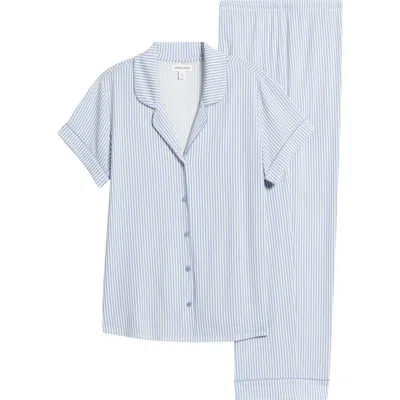Nordstrom Moonlight Eco Crop Pajamas In Blue