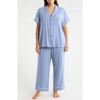 Nordstrom Moonlight Eco Crop Pajamas In Blue