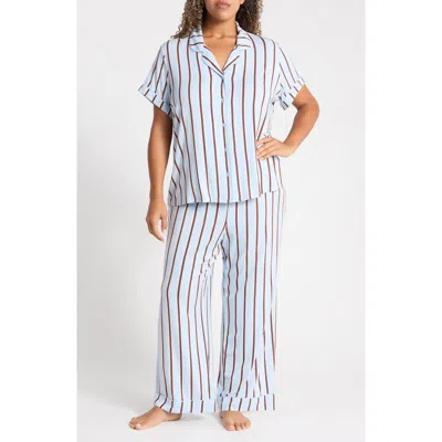 Nordstrom Moonlight Eco Crop Pajamas In Blue