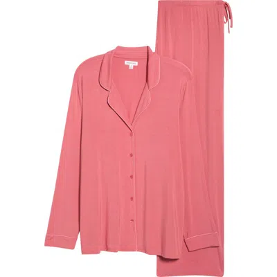 Nordstrom Moonlight Eco Crop Pajamas In Pink