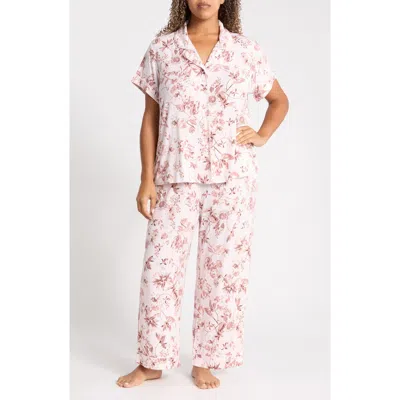 Nordstrom Moonlight Eco Crop Pajamas In Pink